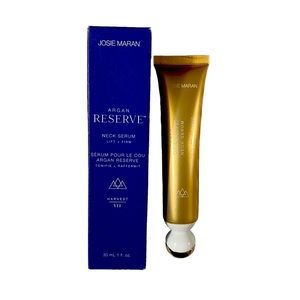 Josie Maran Argan Reserve Neck Serum w/ Rollerball Lift + Firm 1 oz NEW